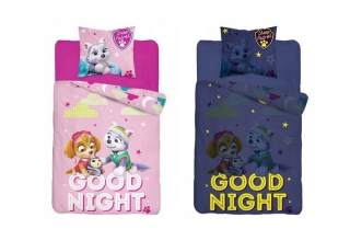 Kompletný set posteľných obliečok - 140x200 GLOWING BEDDING Psa Patrol pp18ddd