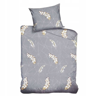 Kompletný set posteľných obliečok - 140x200 2cz saténová podstielka Dalwin 560