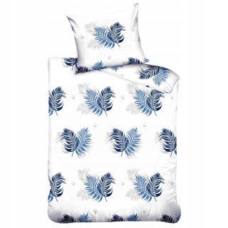 Kompletný set posteľných obliečok - 140x200 2cz saténová podstielka Dalwin 834
