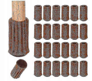 Podložky pod nožičky nábytku - 16 pletených nábytkových ponožiek -2