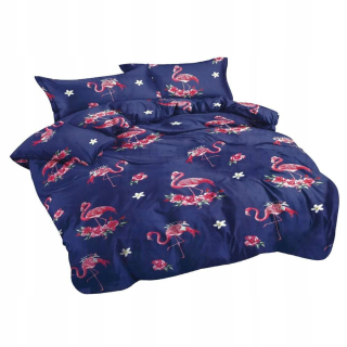 Kompletný set posteľných obliečok - 160x200 4cz saténová podstielka Dalwin 274