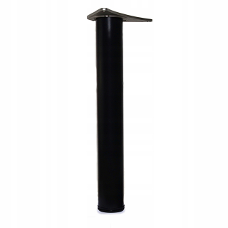 Nábytkové nožičky - 1x nôh k nastaveniu stolového stola 870 mm čierna