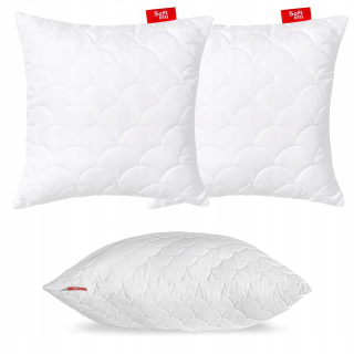 Vankúš na spanie - 2 x vankúš 40x40 anti -allergický hrubý zámok