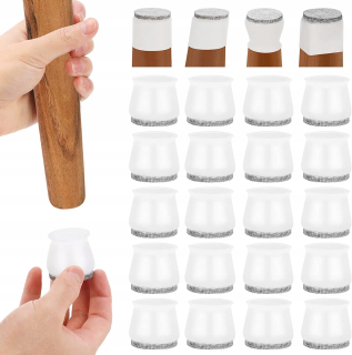 Chrániče na nábytok - 20pc silikónové vankúšiky na stoličkách