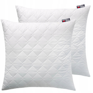 Vankúš na spanie - 2x anti -allergický hustý vankúš 70x80 hrad