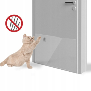 Chrániče na nábytok - 2x Veľký ochranný filmový nábytok pre dvery Cat Dog