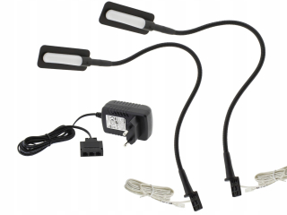 Osvetlenie nábytku - 2x lampa lampa pre spálňu spálne eta čierna