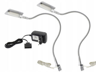 Osvetlenie nábytku - 2x LED nočná lampa pre spálňu spálne Eta al + Za.