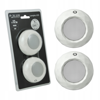Osvetlenie nábytku - 2x žiarovka LABLE LED + batéria
