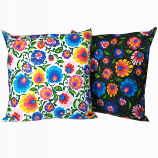 Obliečka na vankúš - 2x Jasiek vankúš 40x40 łowicka Folk