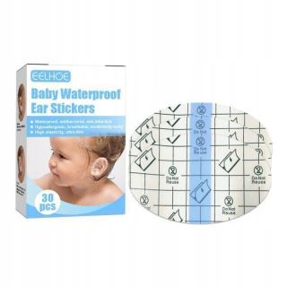 Detský obraz - 2x30 Vodotesné uší nálepky pre malé