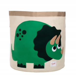 Úložný box pre deti - 3 košík na klíčky pre hračky Dino