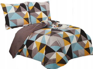 Kompletný set posteľných obliečok - Posteľná bielizeň 200x220 + 100 % bavlnená listina
