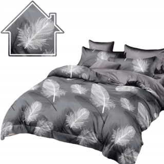 Kompletný set posteľných obliečok - 3D posteľná súprava 140x200 + vankúš