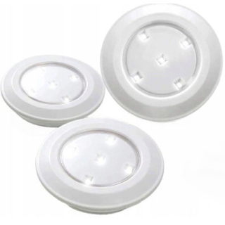 Osvetlenie nábytku - 3x bezdrôtová lampa LED pre nočné batérie
