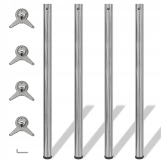 Nábytkové nožičky - 4 stolové nohy s nastavením výšky 1100 mm SZCZ