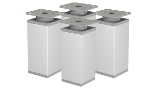 Nábytkové nožičky - 4 x Alu noha nábytok päty H - 120 mm