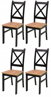 Kuchynská, jedálenská stolička - Gary stolička pre jedáleň Loft Velor Black