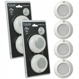 Osvetlenie nábytku - 4x lampa LED dióda LED LED + batérie