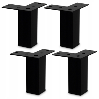 Nábytkové nožičky - 4x nábytok na nohy nohy na nábytok na nábytok pre nábytok h10cm