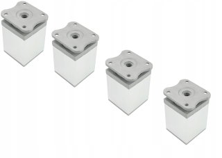 Nábytkové nožičky - 4x nohy hliníkového nábytku hliníka H60