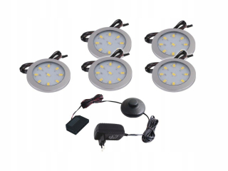 Osvetlenie nábytku - 5x set LED 3W náhradný nábytok nábytku
