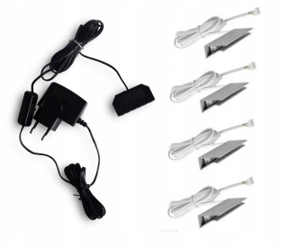 Osvetlenie nábytku - 6 KLipex LED osvetlenie sada 1 farebná modrá
