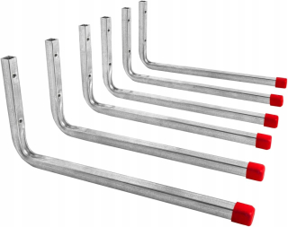 Držiak, vešiak - 6 x Hook Cime Rub Profile Hook Universal