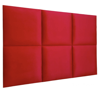 Panel za posteľ - 60 x 60 čalúnených čalúnok