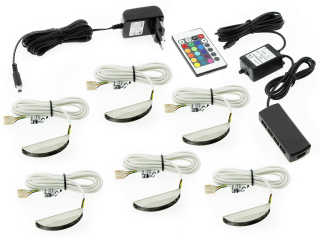 6x LED RGB Clip.