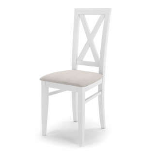 Kuchynská, jedálenská stolička - 6X Drevená stolička SM60 Biely bukový salón