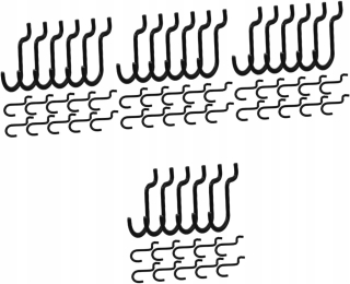 Držiak, vešiak - Garane Hooks, Orange Organizátor pre Ciian