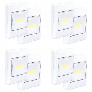 Osvetlenie nábytku - 8x LED lôžková lampa magnetu lepidla na ľahký dom