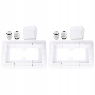 Regál policový - Plastová rukoväť na panel ABS Panel Connection Box Yacht 14 PCS