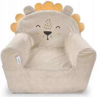 Kreslo do detskej izby - Albero Mio penové sedadlo zvieratá A002 Lion