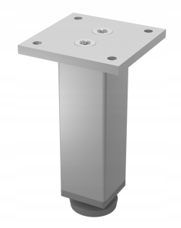 Nábytkové nožičky - Hliníkový nábytok nôh 100 mm ALU nastaviteľný