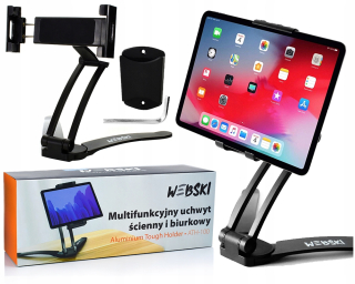 Úchytky na nábytok - Hliníkový držiak webového držiaka pre veľké tablety