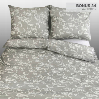 Kompletný set posteľných obliečok - Posteľná bielizeň 200x220 + 2x dvojitý vankúš