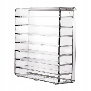 Regál, komoda do kúpeľne - Acrylovo organizátor pre kompaktné make -up doplnky