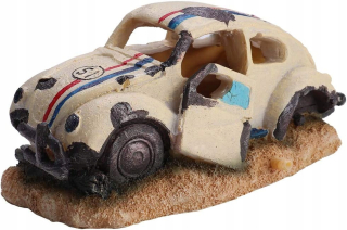 Akvárium automobilu je zakončené živicou