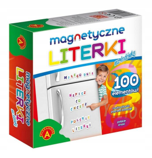 Magnetka pre deti - Alexander magnetické písmená pre chladničku 0811