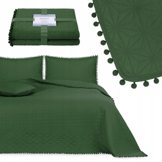 Prikrývka, prehozy na posteľ - Ameliahome Bed Bedspread s pompoms 260x280 MD