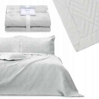 Prikrývka, prehozy na posteľ - Ameliahome Pee Bedspread Silver 220x240