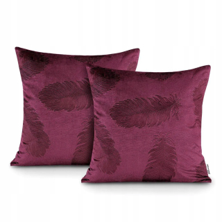 Obliečka na vankúš - Ameliahome sada 2 Velvet Peacock 45x45 vankúš