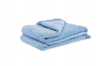 Prikrývka, prehozy na posteľ - Andropol prikrývka Plaid 150x200 Smooth Blue