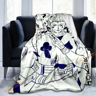 Prikrývka, prehozy na posteľ - Anime Hunter x Hunter Flanel Draha Tlat of Lines