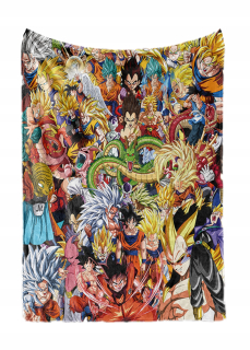 Prikrývka, prehozy na posteľ - Anime mládežnícka prikrývka z Idols Dragon Ball 150x200