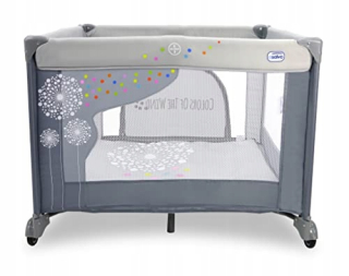 Ohrádka pre deti - ASALVO 12487 Dandelion Design Play Pen, Multi -Colored