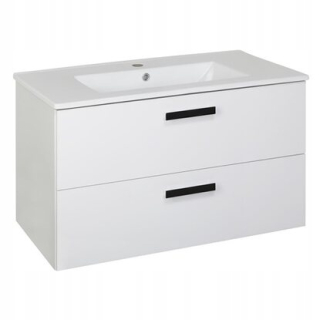 Skrinka do kúpeľne - Astor Seniosa kabinet biely 80 cm bez umývadla