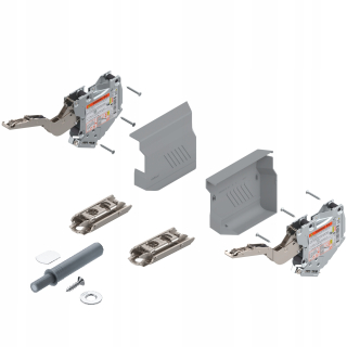 Plynová rozpera na nábytok - Aventos Blum HK-S 20K2E01T Tip-on Grey Set